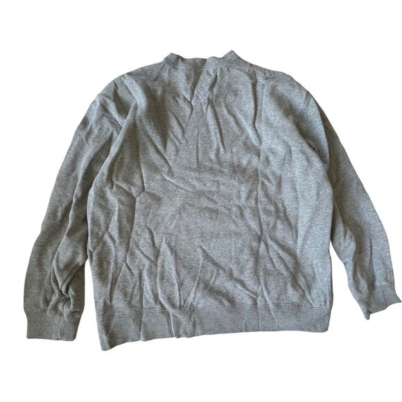 Tommy Hilfiger Y2K Flag Sweatshirt Embroidered Cotton Blend Gray XL GUC - Picture 3 of 10